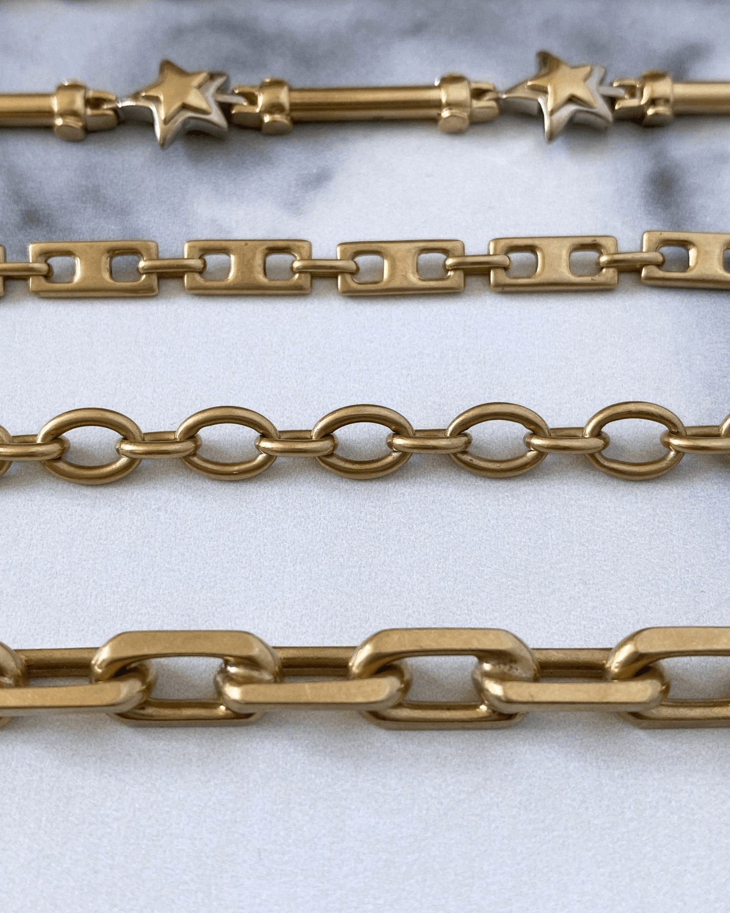 Solid gold 14k bracelets - Golden Green Obsession