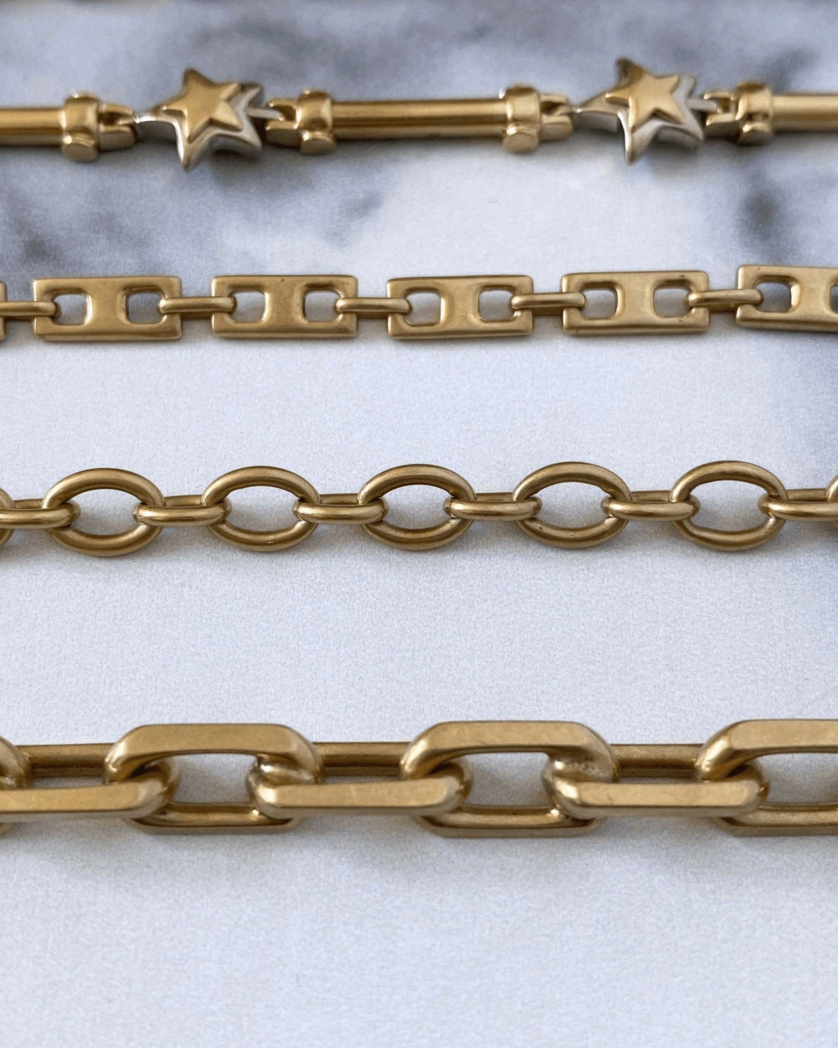 Solid gold 14k bracelets - Golden Green Obsession
